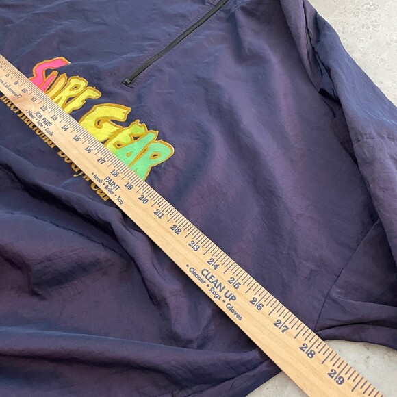 Vintage 90s Surf Gear International Bodywear Deep Purple Fluorescent - Picture 8 of 9